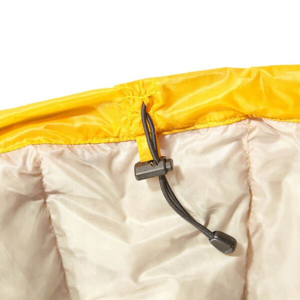 ROCK FRONT 200 down summer sleeping bag drawcords
