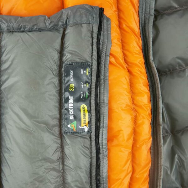ROCK FRONT 200 Ultralight down sleeping bag logo - photo