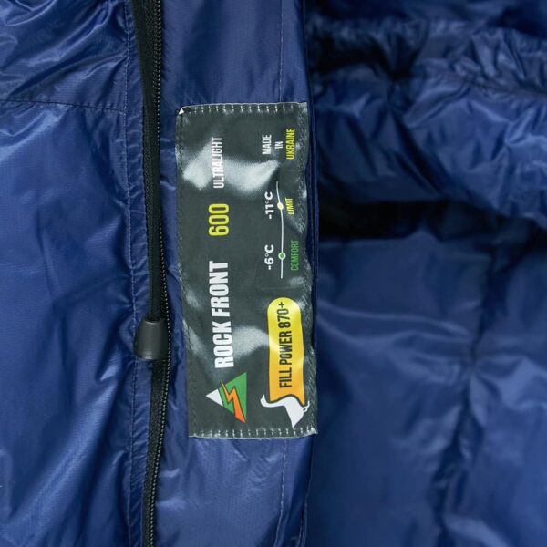 ROCK FRONT 400 Ultralight down sleeping bag logo