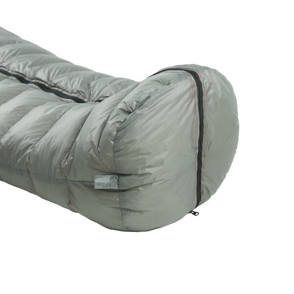 ROCK FRONT 400 Ultralight down sleeping bag footbox