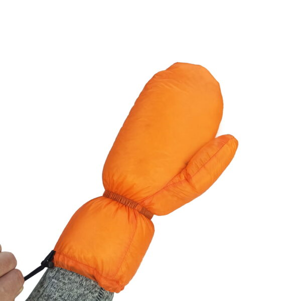 ROCK FRONT Basic Ultralight down mittens on palm