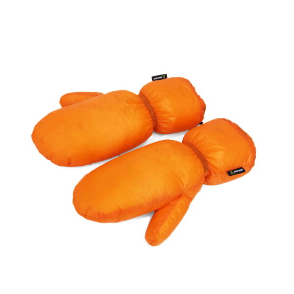 ROCK FRONT Basic Ultralight down mittens orange