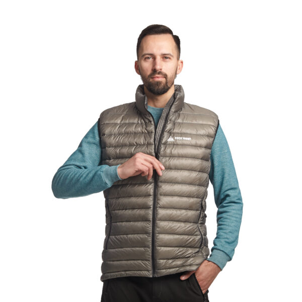 ROCK FRONT Mistral UL mens down vest for hiking