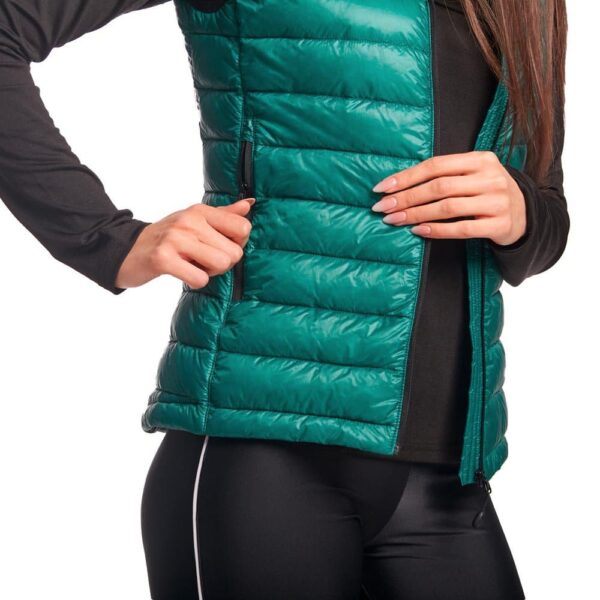 ROCK FRONT Mistral UL womens down vest pocket