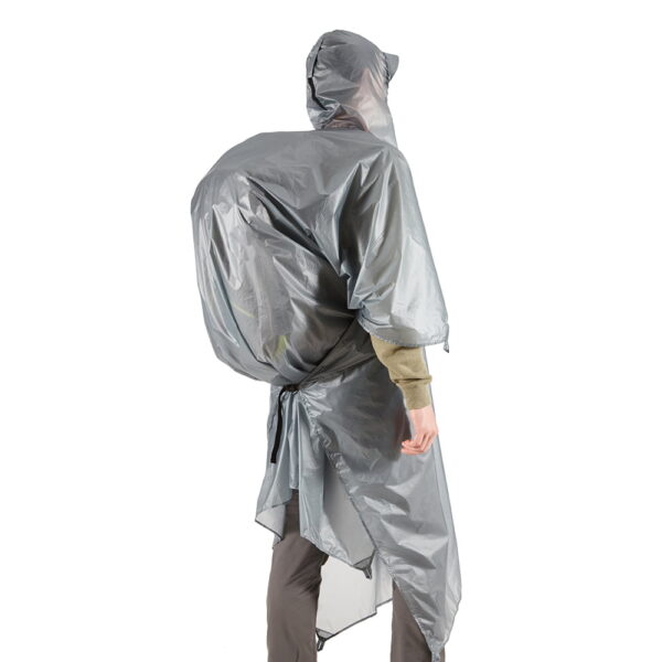 ROCK FRONT Rain ghost poncho tarp with backpack