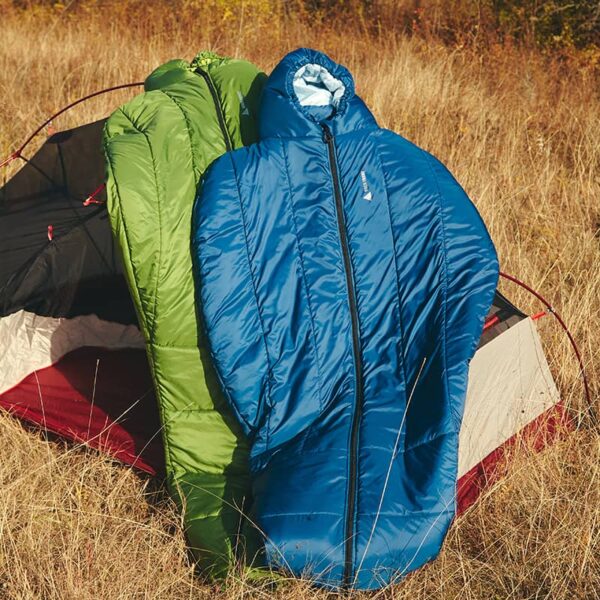 Warm three-season sleeping bag ROCK FRONT Kalmius 2 green - photo