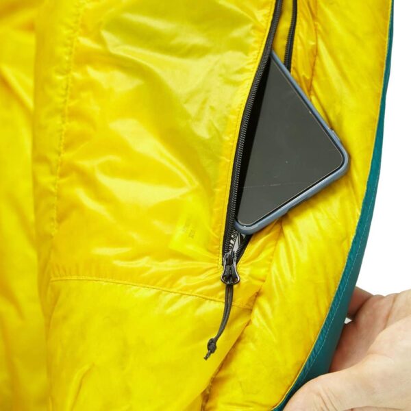 Down sleeping bag ROCK FRONT 600 with a pocket - photo