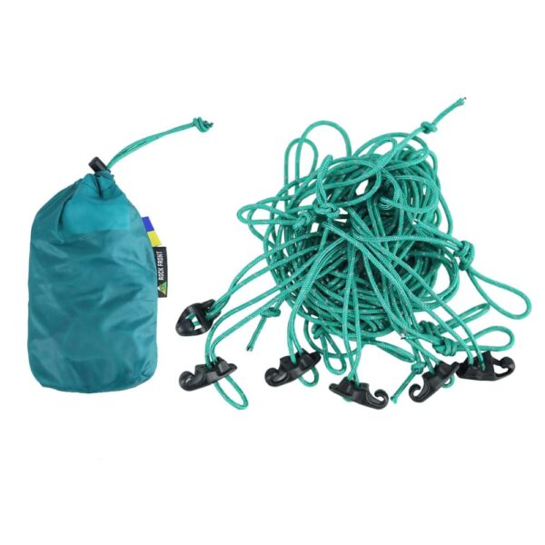 ROCK FRONT Guyline kit braces with a sack