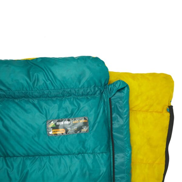 Two person down blanket ROCK FRONT 450 Wide for hiking and camping - photo