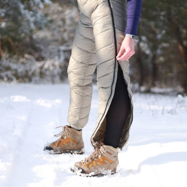 Women's down pants Fast&Light Winter ROCK FRONT - photo