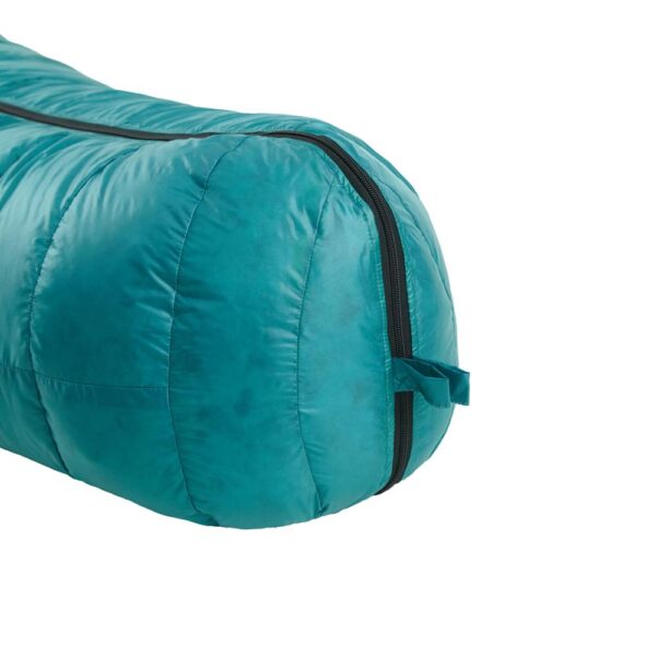 Winter down sleeping bag ROCK FRONT 1000 3D turquoise - photo