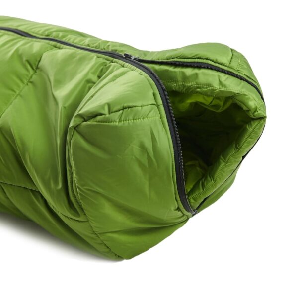 Sleeping bag ROCK FRONT Kalmius 2 green ventilation in the legs - photo