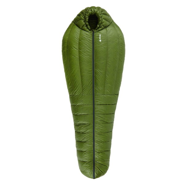 Winter down sleeping bag ROCK FRONT 800 3D Khaki with mustard - photo