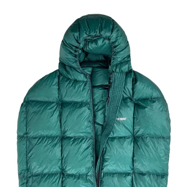 Summer down sleeping bag 150 Cube UL Bag emerald top
