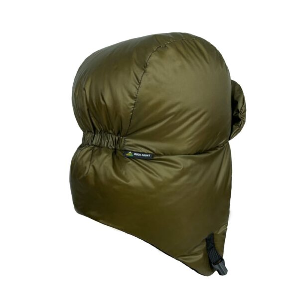 ROCK FRONT Northern Hat Ushanka down hat is dark olive - photo