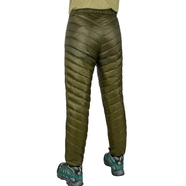 ROCK FRONT Fast&Light down pants dark olive - photo