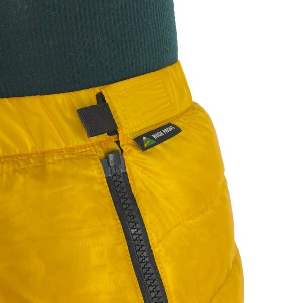 ROCK FRONT Warm Winter Skirt yellow with zip - photo