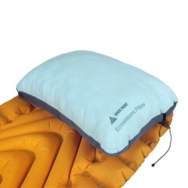 ROCK FRONT EcoSeasons Pillow for camping emerald on a mat - photo