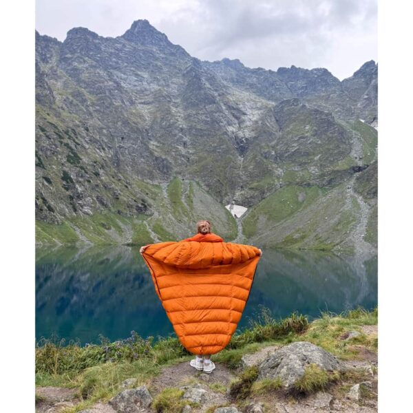 ROCK FRONT 350 Summer down sleeping bag orange