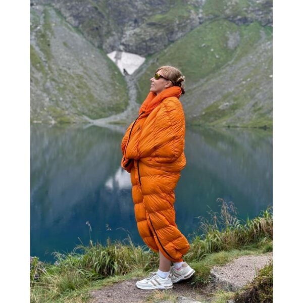 ROCK FRONT 350 Summer down sleeping bag orange