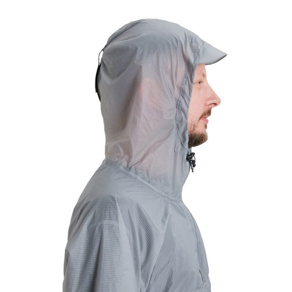 ROCK FRONT Rain Hoody - waterproof rain anorak hood from side