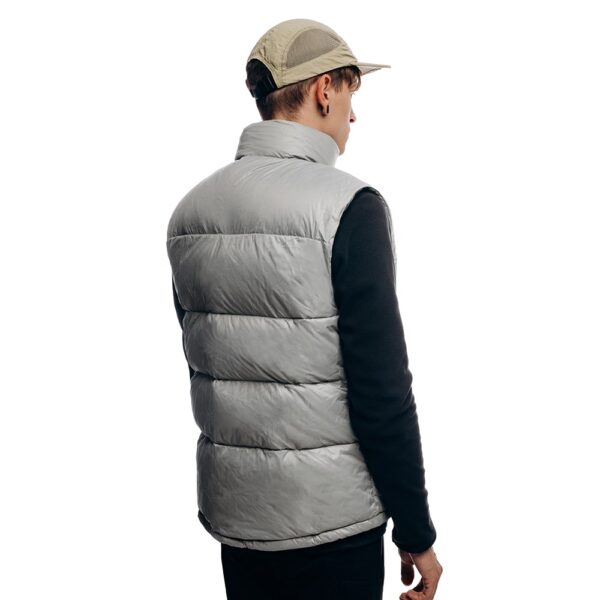 ROCK FRONT Nord warm men's down vest back