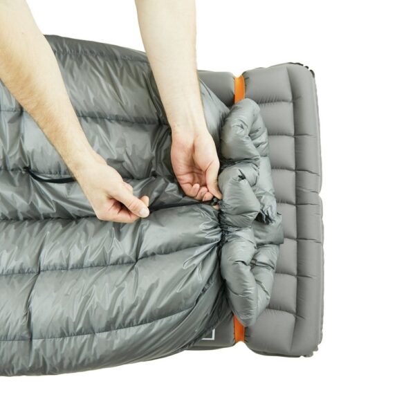 ROCK FRONT 600 Ascetic UL down quilt with insulated collar